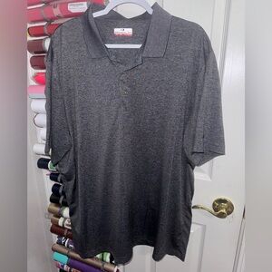 Grand Slam Polo Golf Shirt Mens XXL Dark Heather Gray Short Sleeve